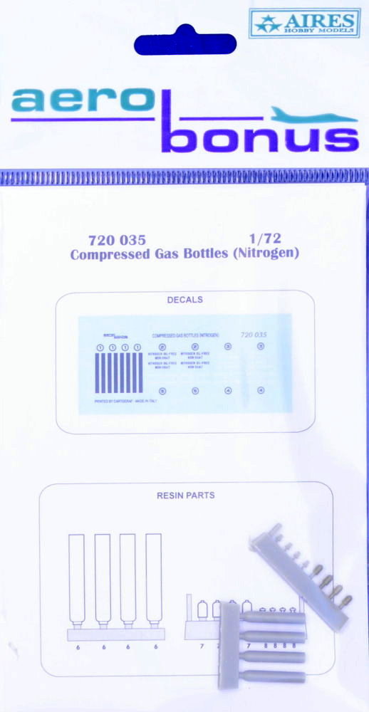 1/72 Compressed gas bottles (nitrogen)