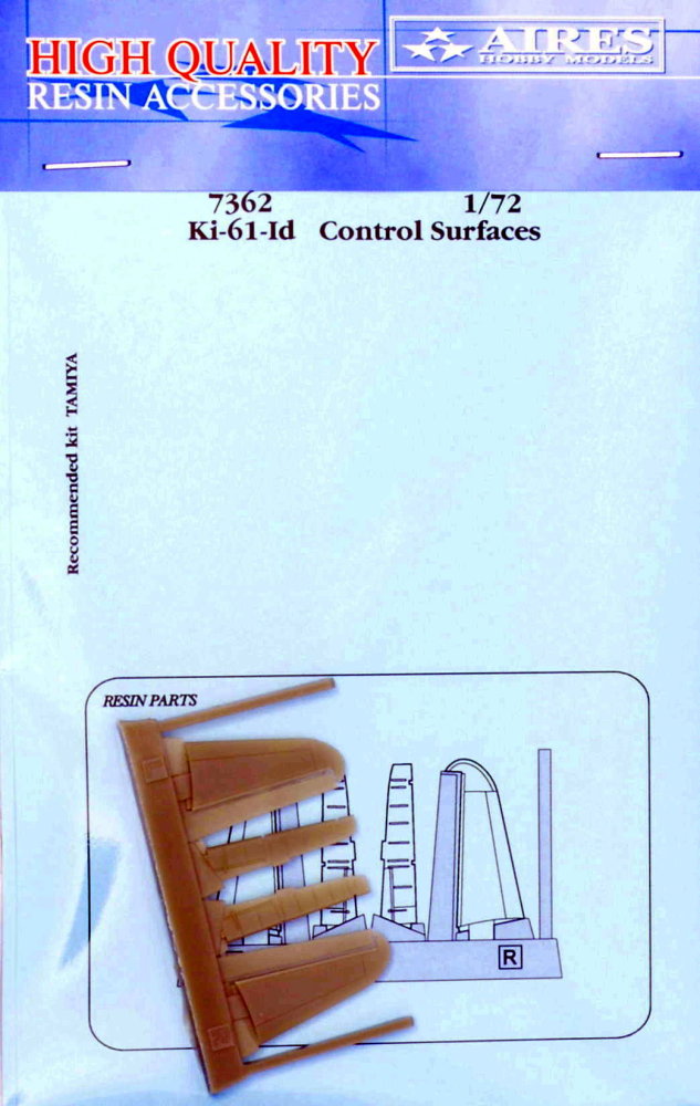 1/72 Ki-61-Id control surfaces (TAM)