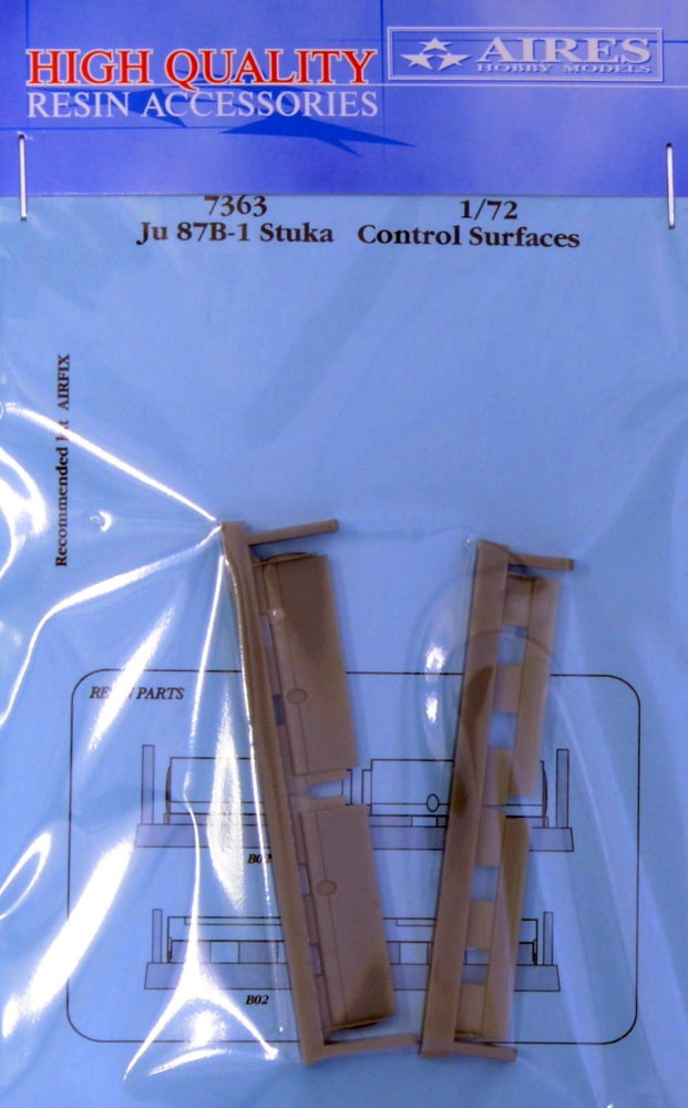 1/72 Ju 87B-1 Stuka control surfaces (AIRF)