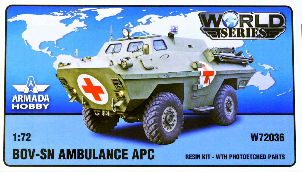 1/72 BOV-SN AMBULANCE APC (resin kit & PE parts)