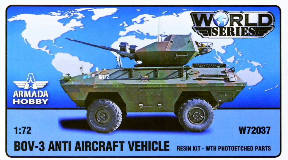 1/72 BOV-3 Anti-Aircraft Vehicle (resin kit & PE)