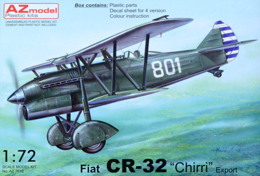 1/72 Fiat CR-32 Chirri Export version (4x camo)