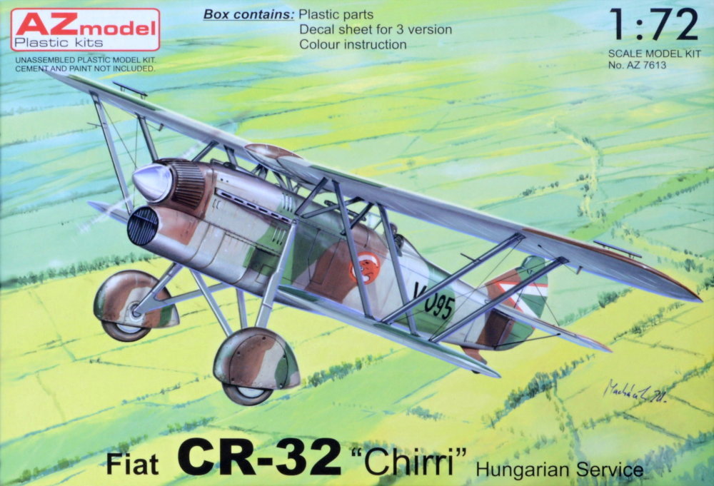 1/72 Fiat CR-32 Chirri Hungarian Service (3x camo)