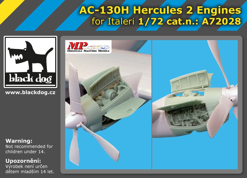 1/72 AC-130 H Hercules - 2 engines (ITAL)