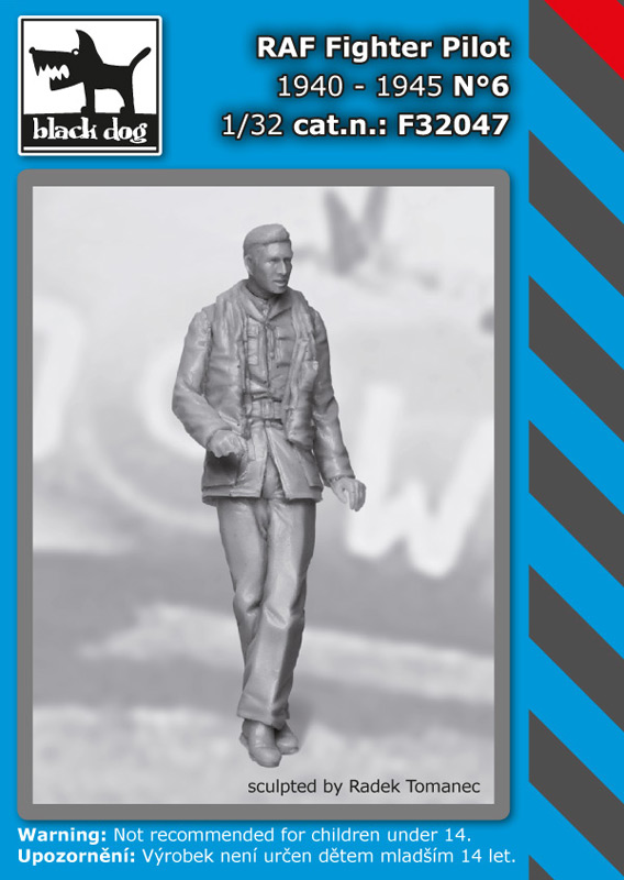 1/32 RAF Fighter pilot 1940-45 No.6 (1 fig.)