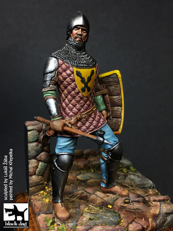 75mm Medieval Knight 15th Century (resin figure)