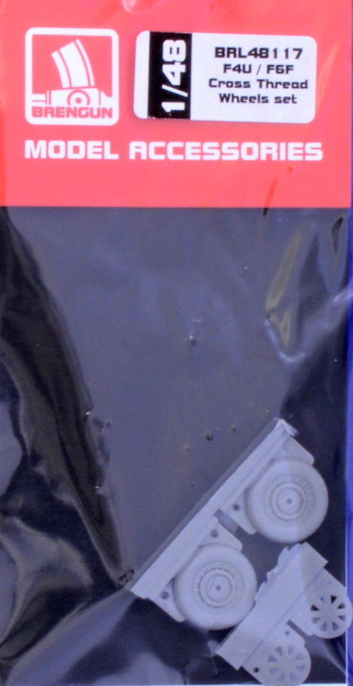 1/48 F4U Corsair Cross Thread Wheels set