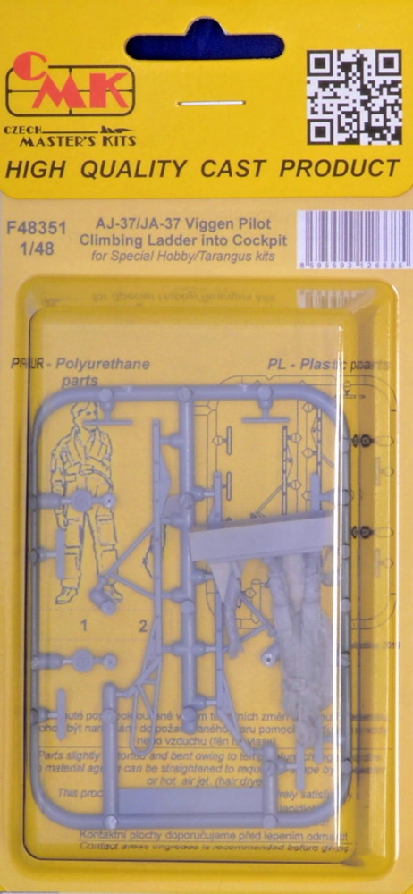 1/48 AJ-37/JA-37 Viggen Pilot&Ladder (TARA/SP.H.)