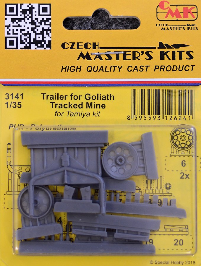 1/35 Trailer for Goliath Tracked Mine (TAM)