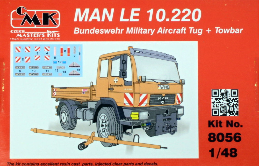 1/48 MAN LE 10.220 Military Airport Tug + towbar