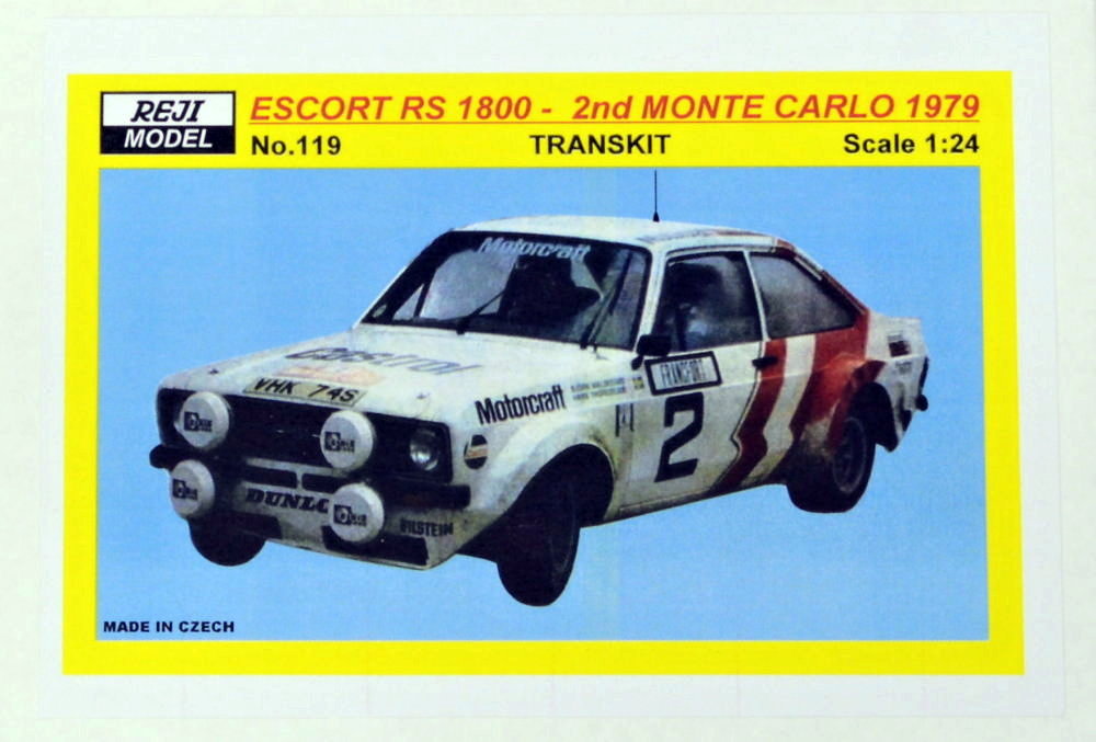 1/24 Transkit Escort RS 1800 2nd M.Carlo 1979