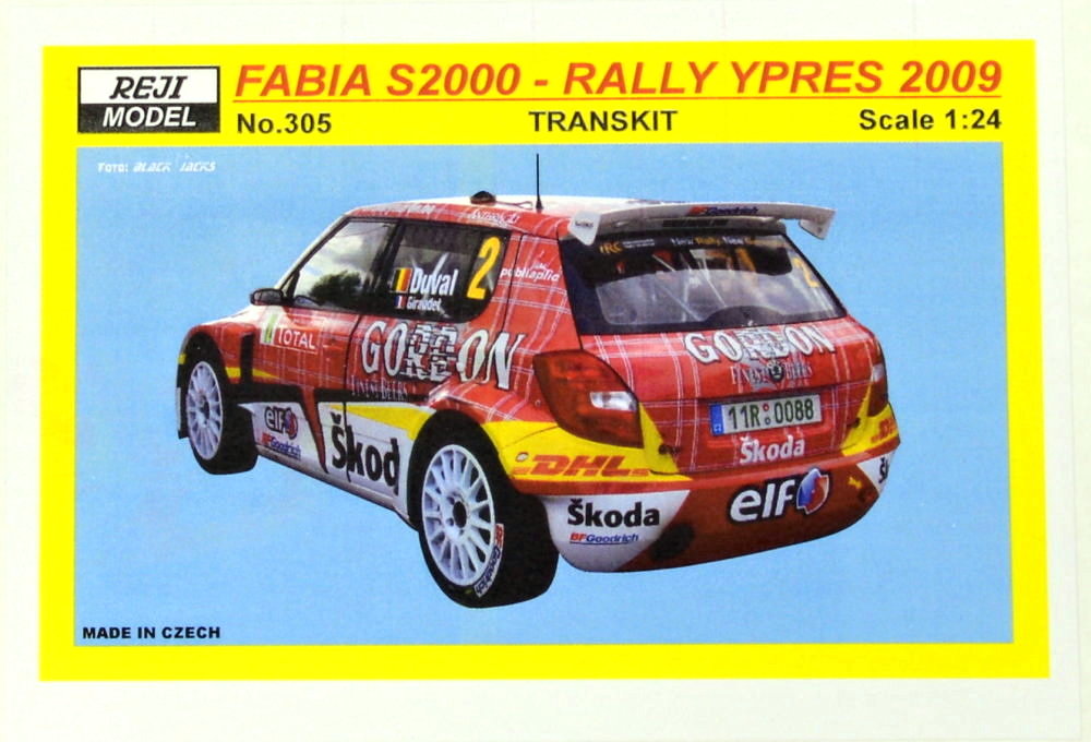 1/24 Transkit Fabia S2000 Rally Ypres 2009