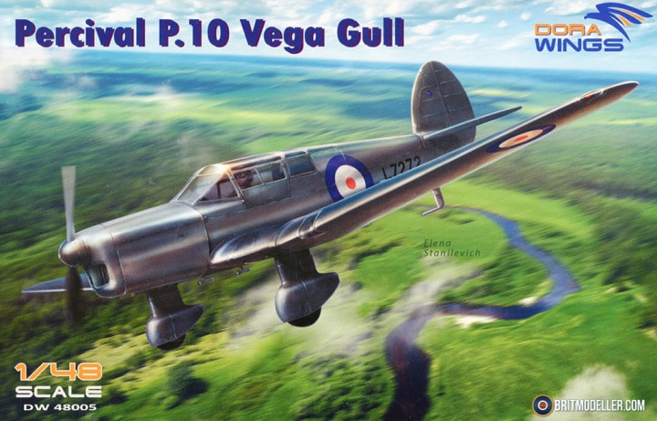 1/48 Percival P.10 Vega Gull (2x camo)