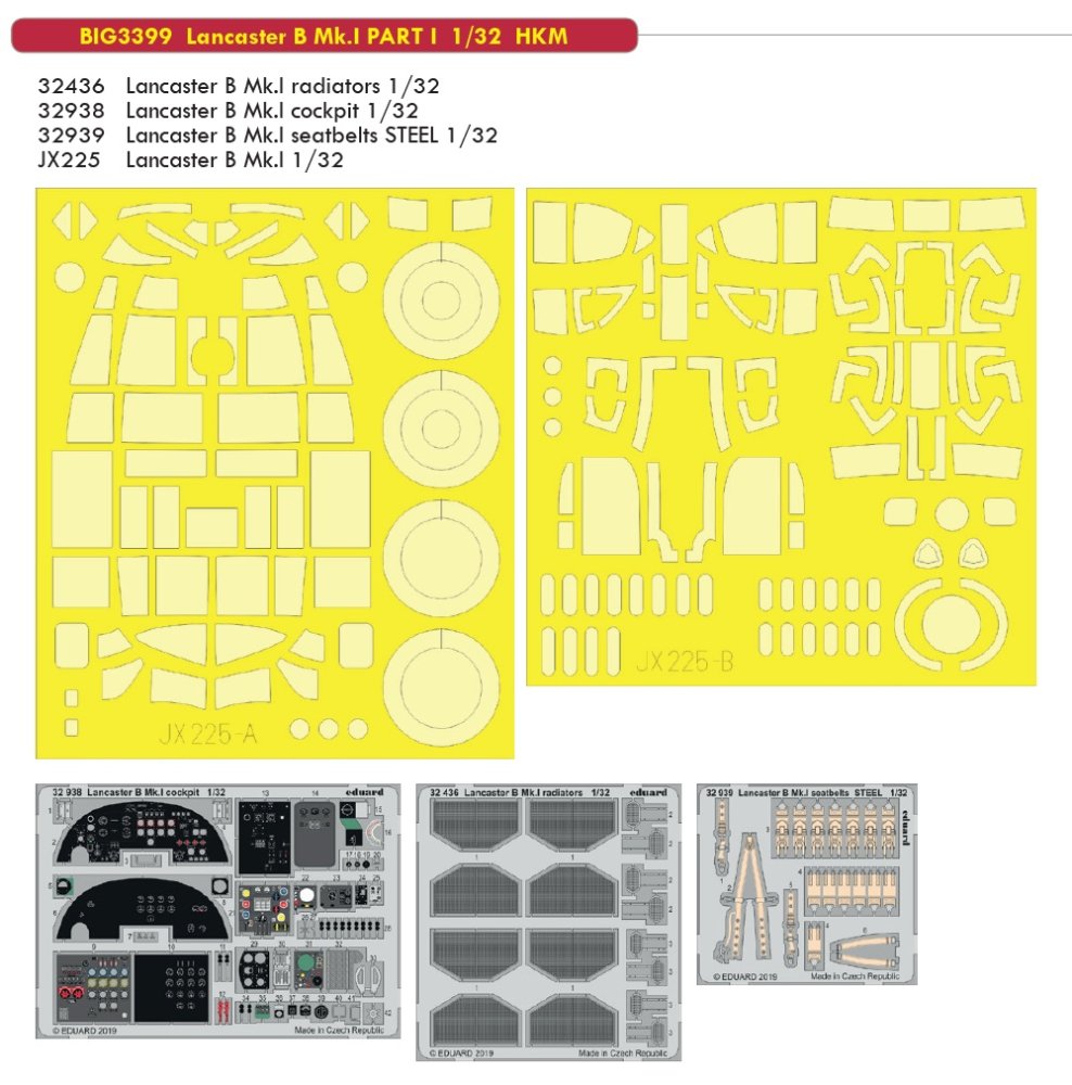 1/32 Lancaster B Mk.I PART I (HKM)