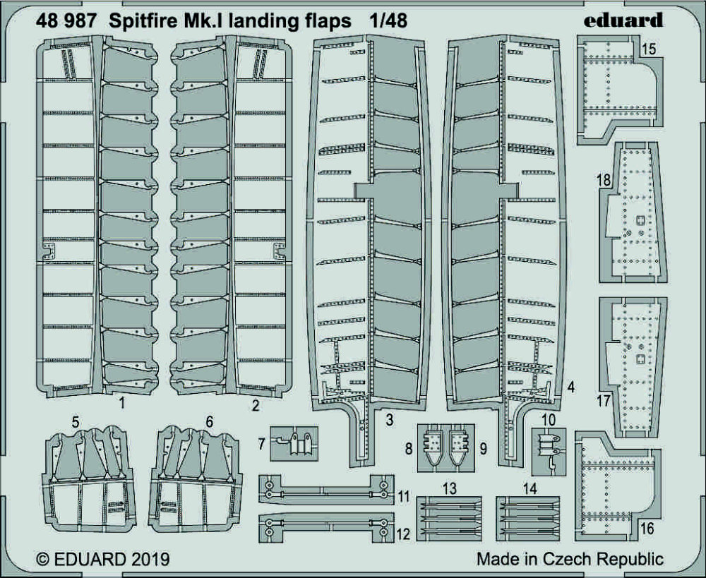 SET Spitfire Mk.I landing flaps (TAM)