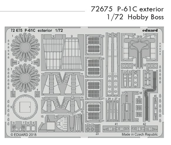 SET P-61C exterior (HOBBYB)