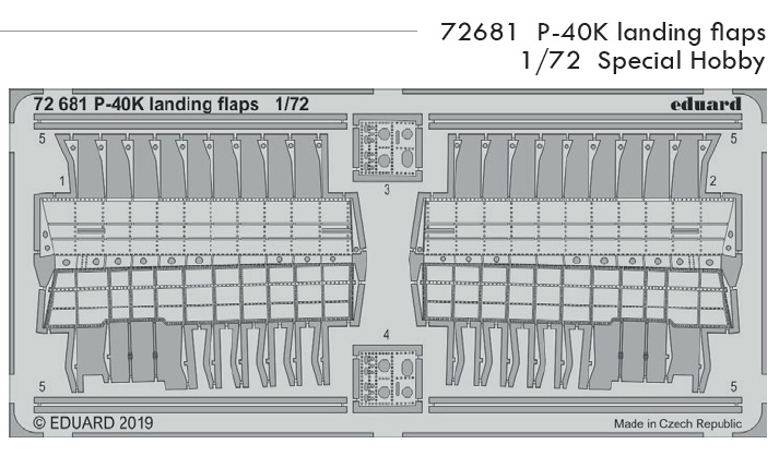 SET P-40K landing flaps (SP.HOB.)