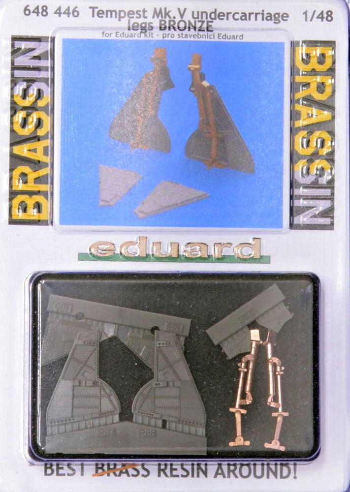 BRASSIN 1/48 Tempest Mk.V undercarr. legs BRONZE