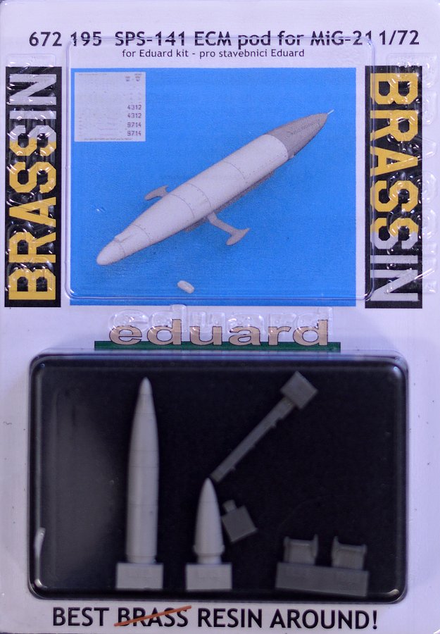 BRASSIN 1/72 SPS-141 ECM pod for MiG-21 (EDU)