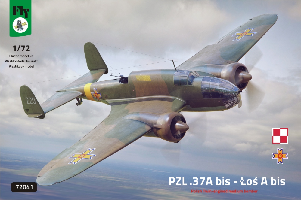 1/72 PZL-37A bis Los Polish Twin-engined Bomber