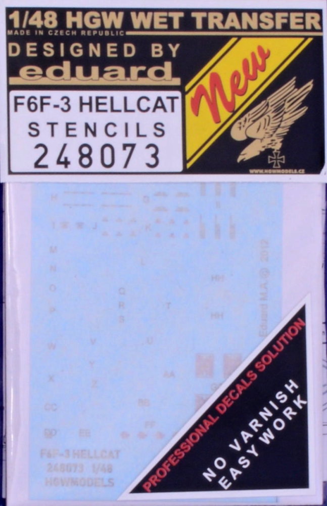 1/48 STENCILS F6F-3 Hellcat