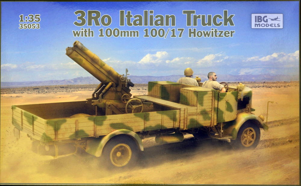 1/35 3Ro Italian Truck w/ 100mm 100/17 Howitzer