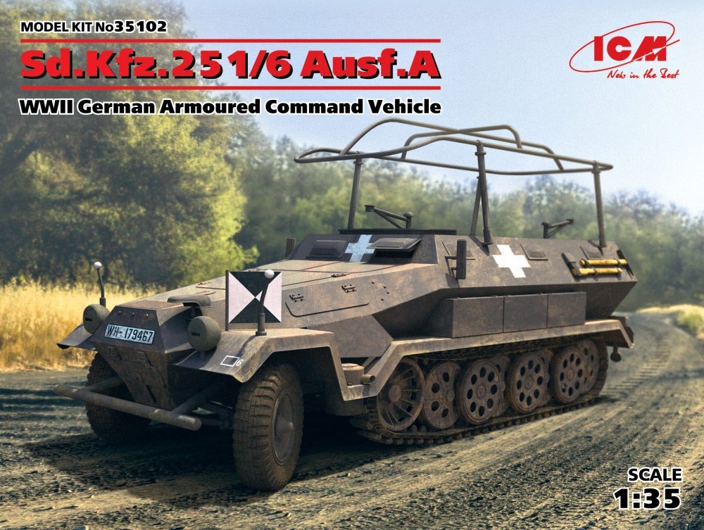 1/35 Sd.Kfz.251/6 Ausf.A German Armor.Comm.Vehicle