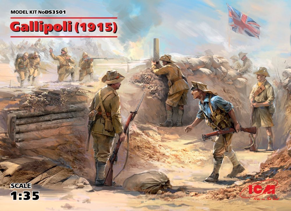 1/35 Gallipoli, 1915 - DIORAMA SET (8 fig.)