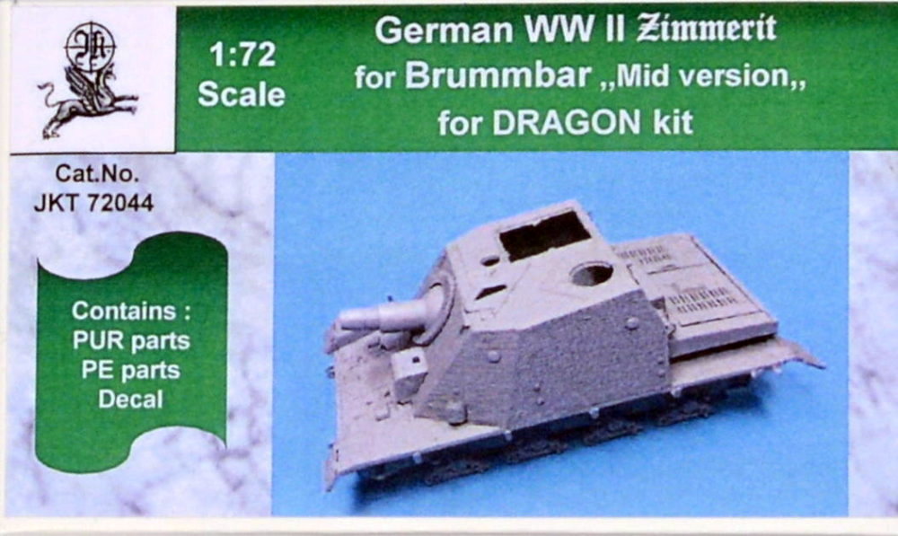 1/72 German WWII Zimmerit for Brummbar Mid. (DRAG)