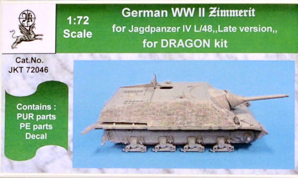 1/72 German WWII Zimmerit for Jagdpz.IV L/48 Late