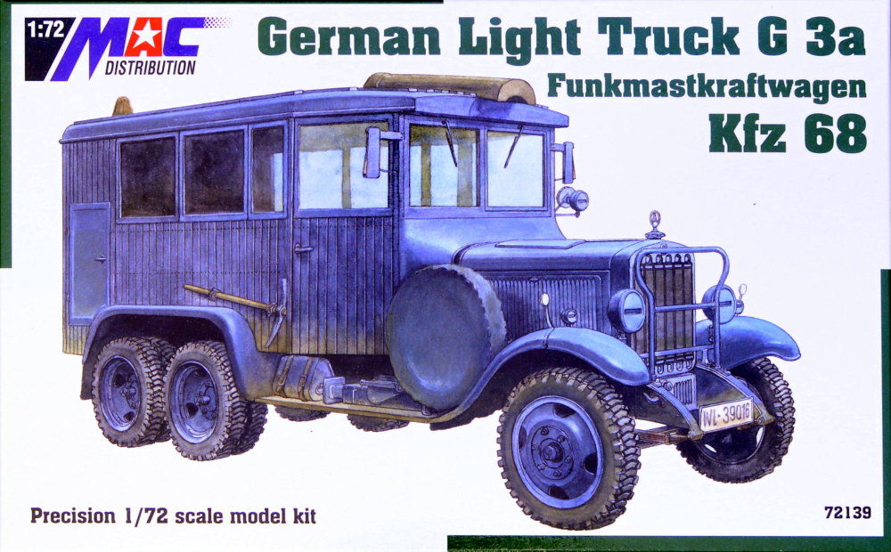 1/72 Kfz 68 Funkmastkraftwagen German Truck G 3a