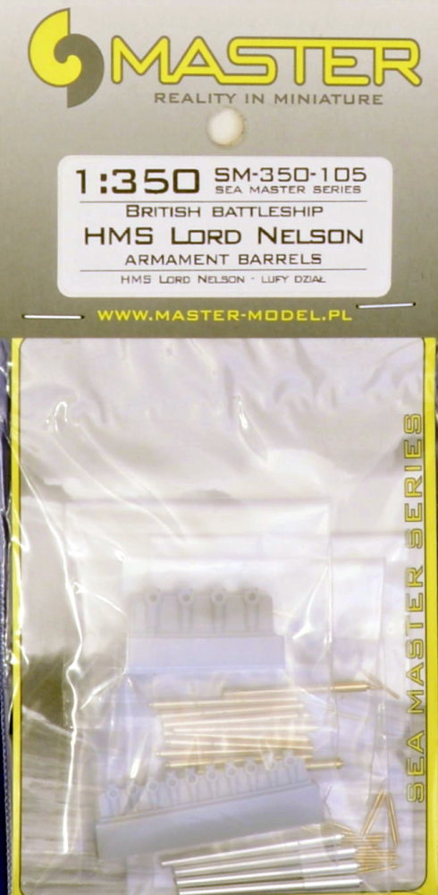 1/350 HMS Lord Nelson armament set (48 pcs.)