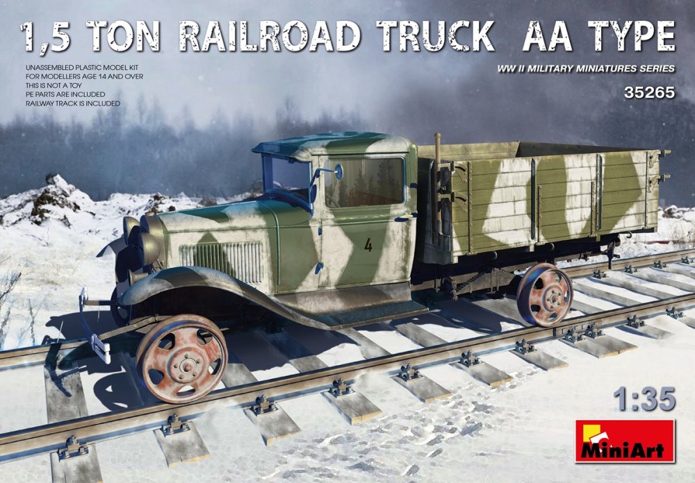 1/35 1,5 ton Railroad Truck AA Type