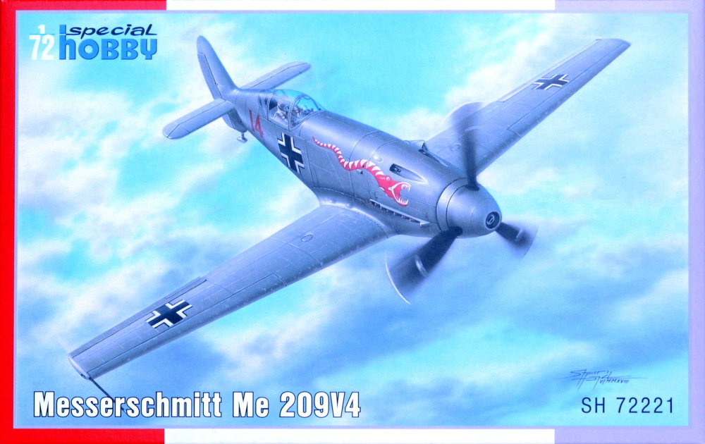 1/72 Messerschmitt Me 209V4 (2x camo)