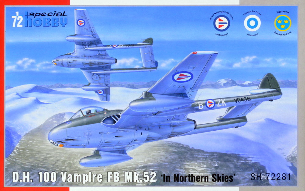 1/72 DH.100 Vampire FB Mk.52 'In Northern Skies'