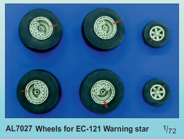 1/72 Wheels for EC-121 Warning Star