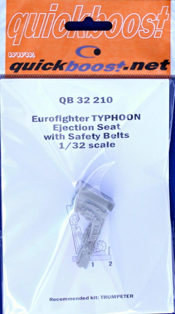 1/32 Eurofighter TYPHOON ej.seat w/ safety belts