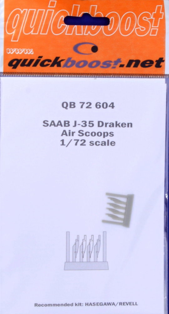 1/72 SAAB J-35 Draken air scoops (HAS/REV)