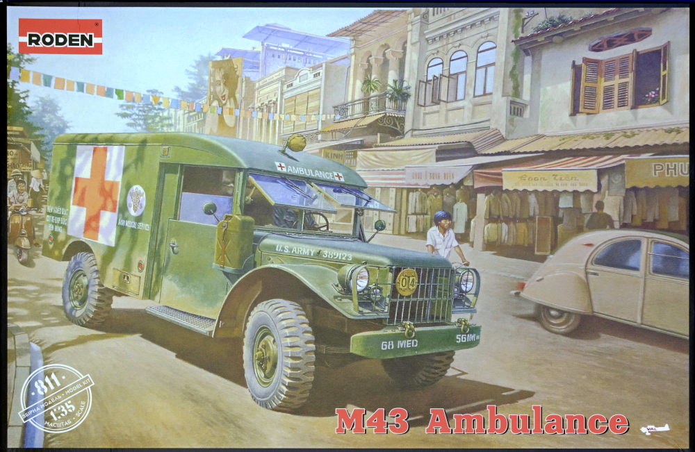 1/35 M43 3/4 ton 4x4 Ambulance truck
