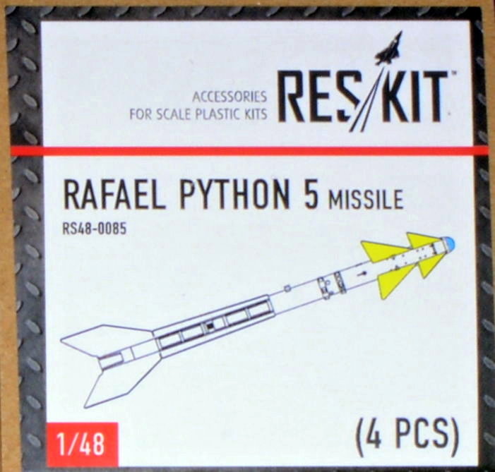 1/48 Rafael Python 5 missile (4 pcs.)