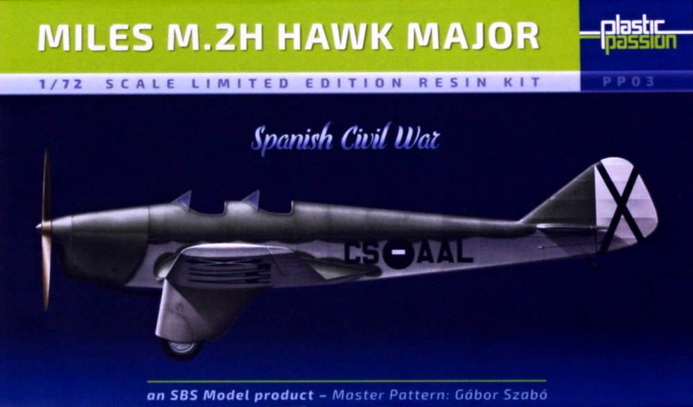 1/72 Miles M.2H Hawk Major Spanish CW (resin kit)