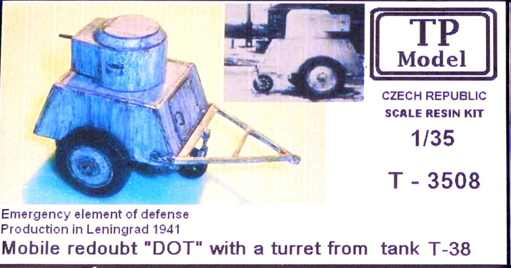 1/35 1/72 Mobile armored DOT w/ turret T-38
