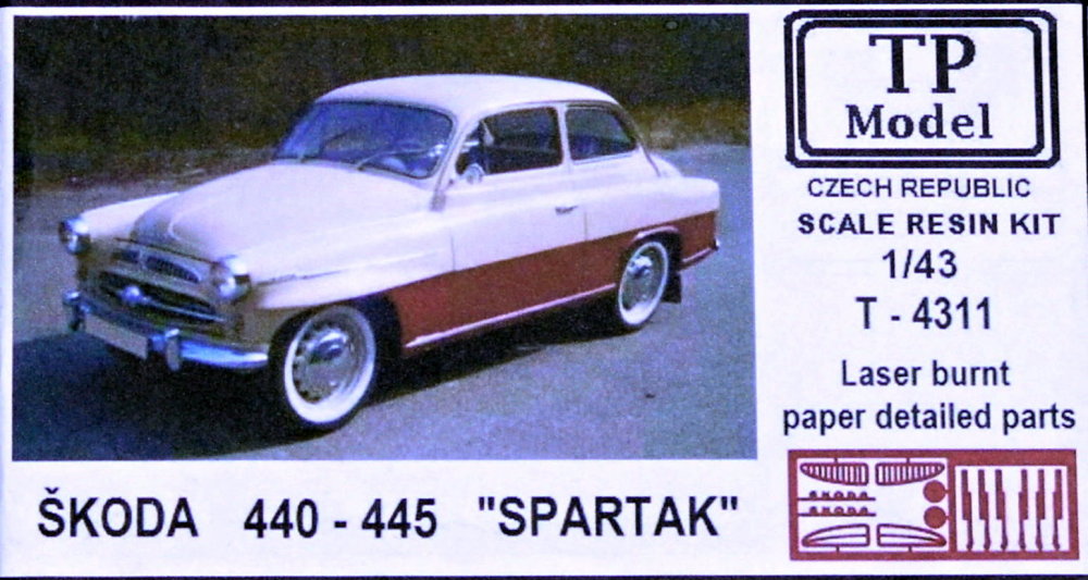 1/43 Škoda 440-445 'SPARTAK' (resin kit)