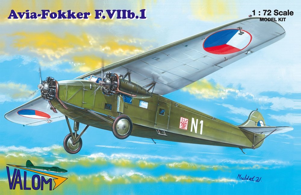 1/72 Avia-Fokker F.VIIb.1