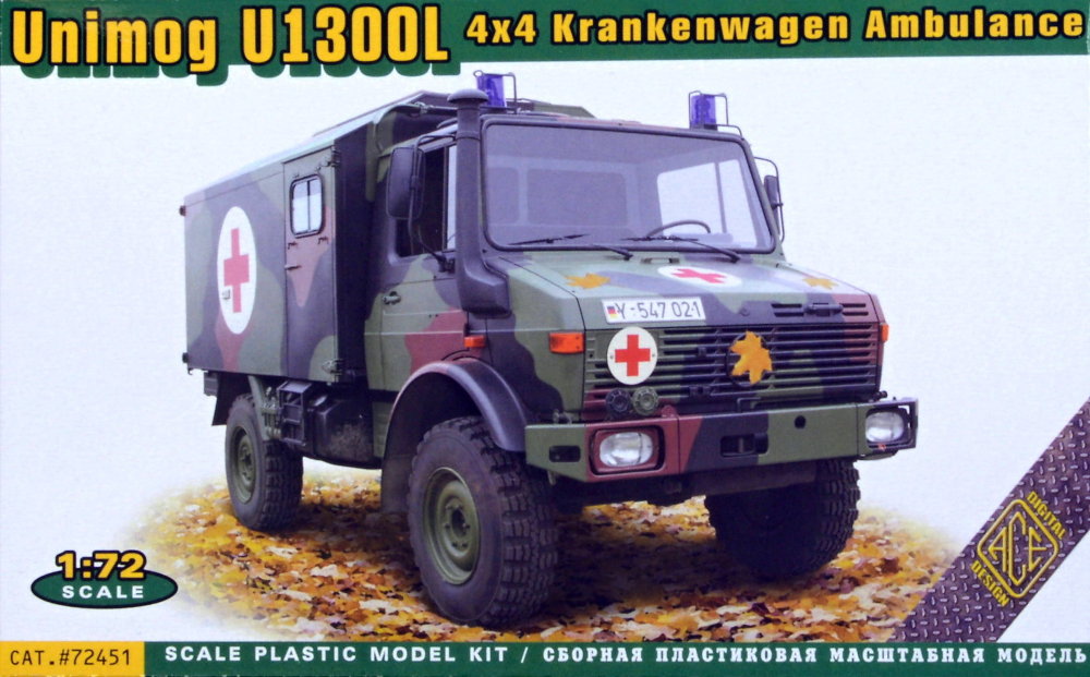 1/72 Unimog U1300L 4x4 Krankenwagen Ambulance