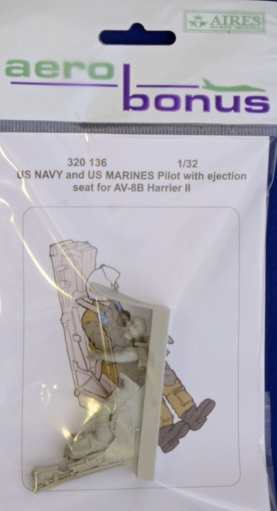 1/32 US NAVY/US MARINES Pilot w/ ej.seat for AV-8B