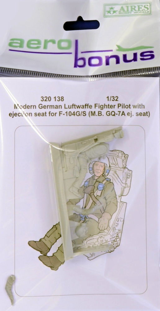 1/32 Modern Germ.Luftwaffe Fighter Pilot & ej.seat