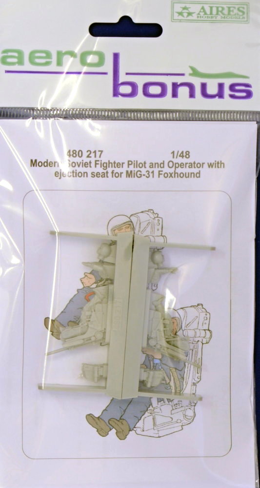 1/48 Modern Sov.Fighter Pilot&Operator w/ ej.seat
