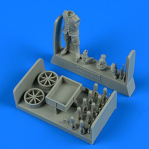 1/48 German WWI Aircraft Armover with ammunit.cart