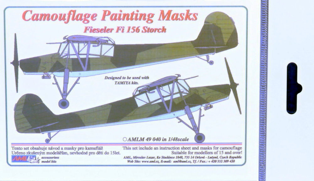 1/48 Camouflage masks Fiesler Fi 156 Storch